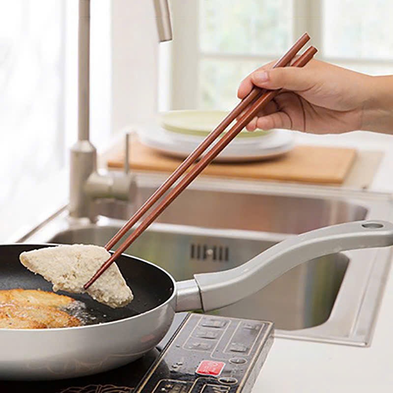 Đôi Đũa Gỗ Dài Dùng Chiên Xào Thức Ăn Tránh Nóng