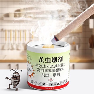 Viên Xông Khói Diệt Côn Trùng 6 Viên – Đốt Xông Diệt Gián Muỗi Kiến Ruồi Cypermethrin 5% Phòng Kín