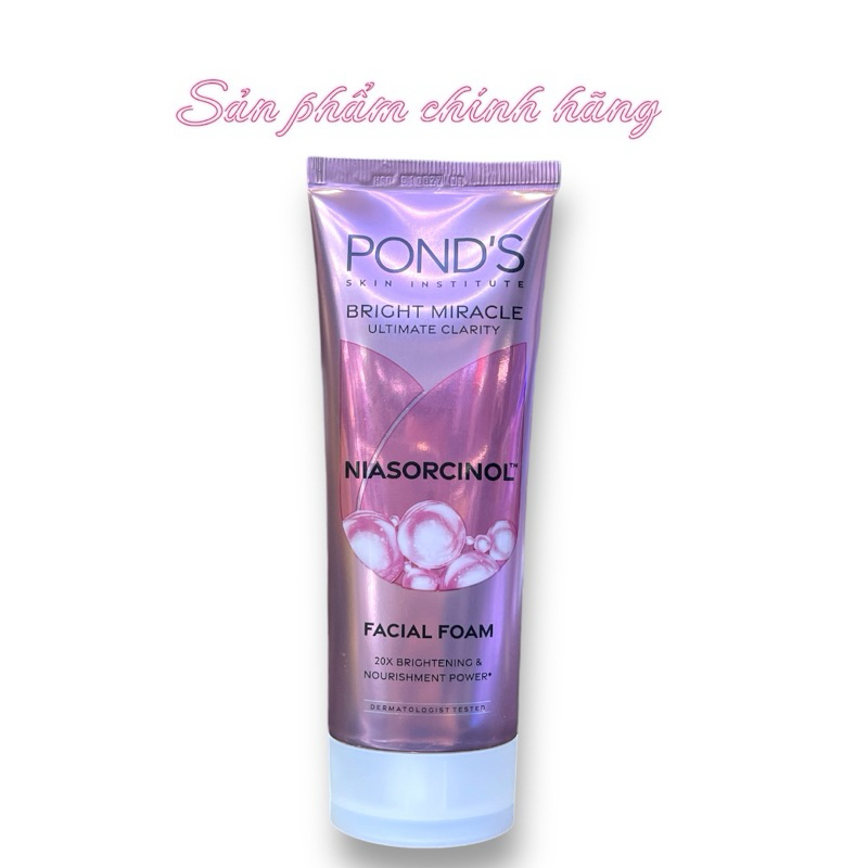 Sữa Rửa Mặt POND’S Bright Miracle Trắng Hồng 100gram chính hãng mẫu mới.