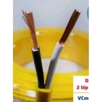 Dây điện đôi dẹp 1.5 , 2.5 ,4.0 ,6.0 dây đôi mềm lỏi đồng 2 lớp vỏ ovan 2x1.5  2x2.5 2x4.0 2x6.0 chính hãng (100m) — ảnh 2