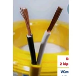 Dây điện đôi ovan dẹp 2.5 1.5 2.5 4.0 6.0 dây điện đôi 2 lớp vỏ lỏi đồng 2x1.5 2x2.5 2x4.0 2x6.0 Fadaco ( cuộn 100m) — ảnh 2