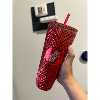 Ly Kim Cương 2 lớp -Hàng Tặng Sting 700Ml kèm ống hút