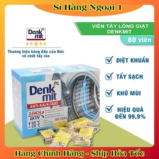 [auth] BÁN LẺ Viên tẩy lồng giặt Denkmit siêu sạch của Đức, vệ sinh lồng máy giặt [Hot] .