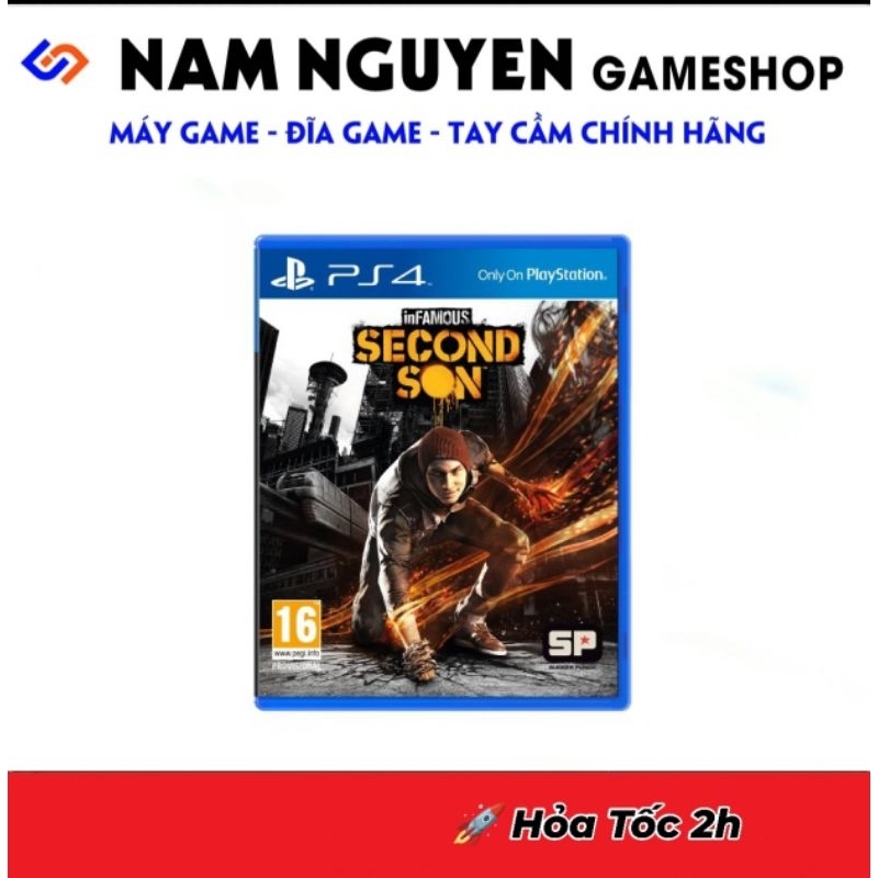 Đĩa Game PS4 | inFamous Second Son | Shopee Việt Nam