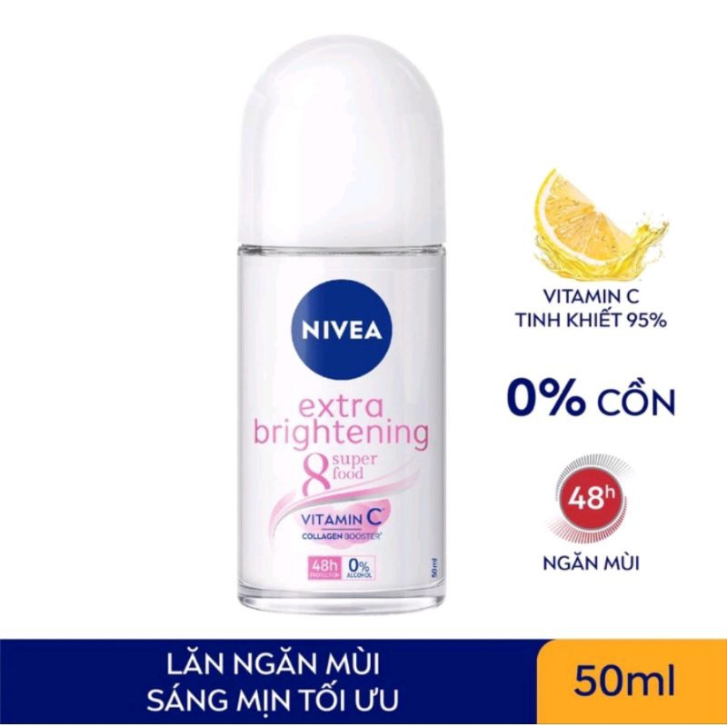 Lăn ngăn mùi NIVEA dành cho Nữ ( 50ml ) đủ mùi