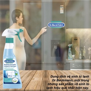 Dung dịch vệ sinh tủ lạnh DR BECKMANN 250ml khử khuẩn, khử mùi của Đức