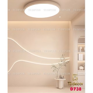 Phông nền Livestream và Chụp Ảnh 3D 5D mẫu có giả trần đẹp mắt, tạo không gian rộng