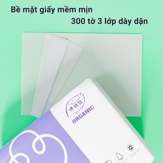 1 gói rút, giấy ăn organic siêu mềm mịn hàng cao cấp ( mua 30 gói free ship)