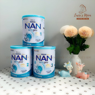 [Date Mới] Sữa Nan Nga Chính Hãng Có Tem Phụ Lon 800g Số 1,2,3,4 - Sữa Bột Công Thức Lon 800g