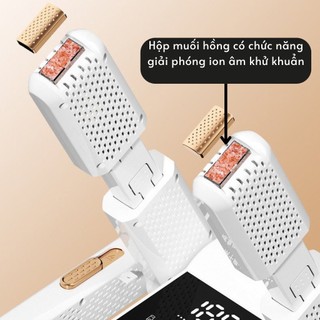 Máy Sấy Giày Đa Năng Với 4 Ống, Diệt Khuẩn Khử Mùi Bằng Tia Cực Tím (UV) Sấy Khô Nhanh, Công Nghệ Hiện Đại