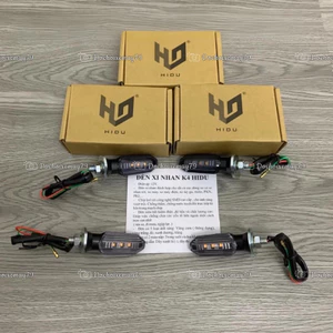 Đèn xi nhan K4 Hidu chính hãng kiểu Vario mini cho các dòng xe Winner X, Exciter 150, NVX, CBR, MT Seri, PKN & PKL