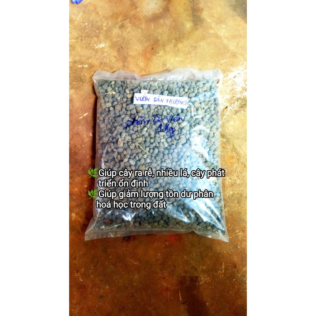 Phân Dê Hữu Cơ 1kg Đã Phơi Khô, Bón Lan, Rau, Củ, Quả, Hoa hồng, Dâu, Cân bằng Ph Đất