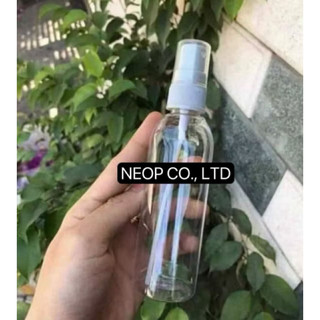 Chai Nhựa Trong 100ml Xịt Phun Sương Trắng và Đen Tiện Dụng