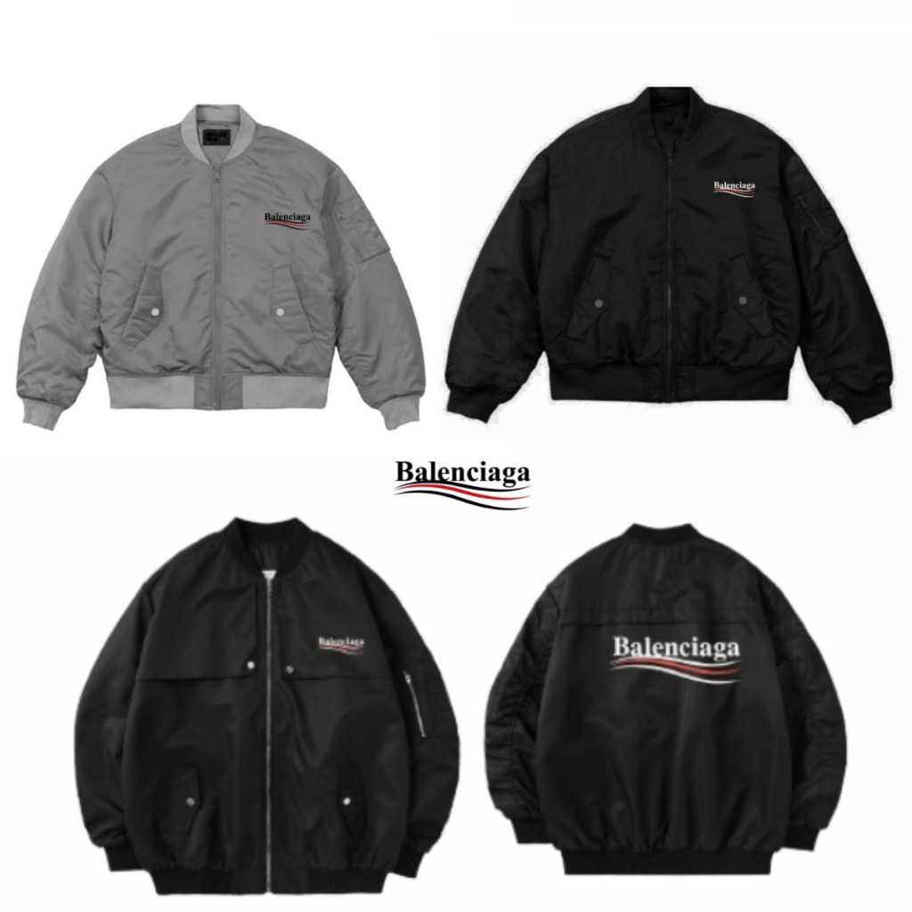 Áo Bomber Balen.ciaga thêu nam nữ 3 lớp và 2 lớp ,bomber khoác jacket varsity mùa đông cao cấp