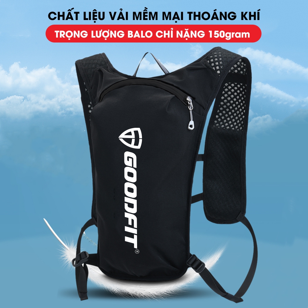 Balo thể thao, vest nước chạy bộ marathon, đạp xe trekking Goodfit GF302RV, thể tích đựng đồ tới 10L