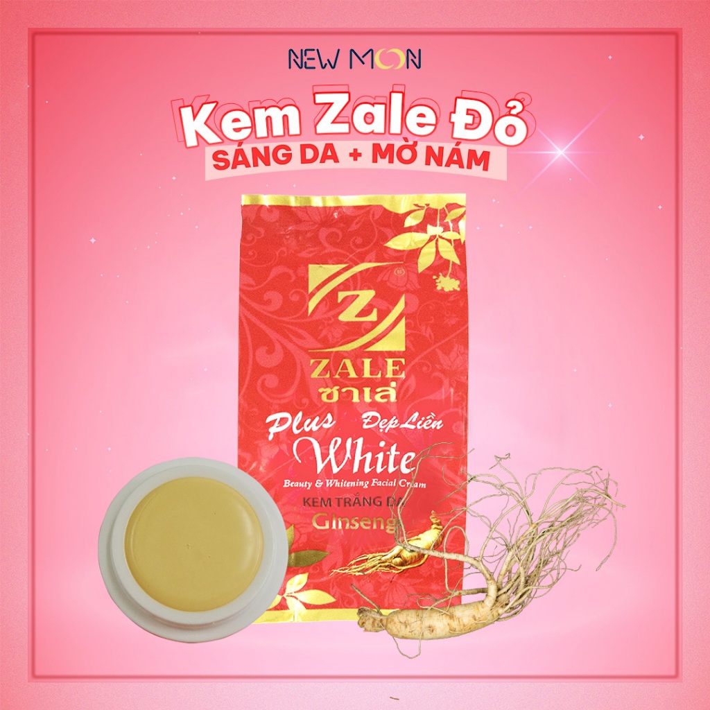 Kem dưỡng sáng da mờ nám, giảm mụn nén [ZALE THÁI] ĐỎ nhân sâm - 1 hũ