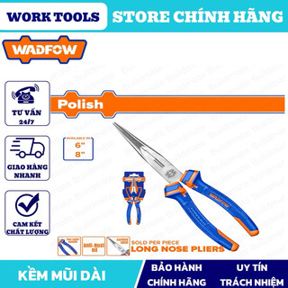 ĐỒ NGHỀ WADFOW Kềm mũi dài 6" , 8” WPL2C06 , WPL2C08