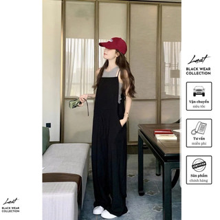 Set yếm quần dáng rộng dây mảnh phối áo ba lỗ trẻ trung LUST chất liệu dày dặn Y626