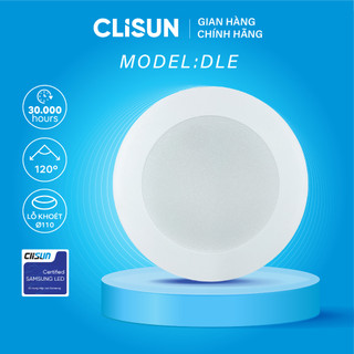 Đèn Downlight Âm Trần CLISUN | Đèn LED DLE 3 Chế Độ Màu Siêu Mỏng Tiết Kiệm Điện Tuổi Thọ Cao 7W9W12W