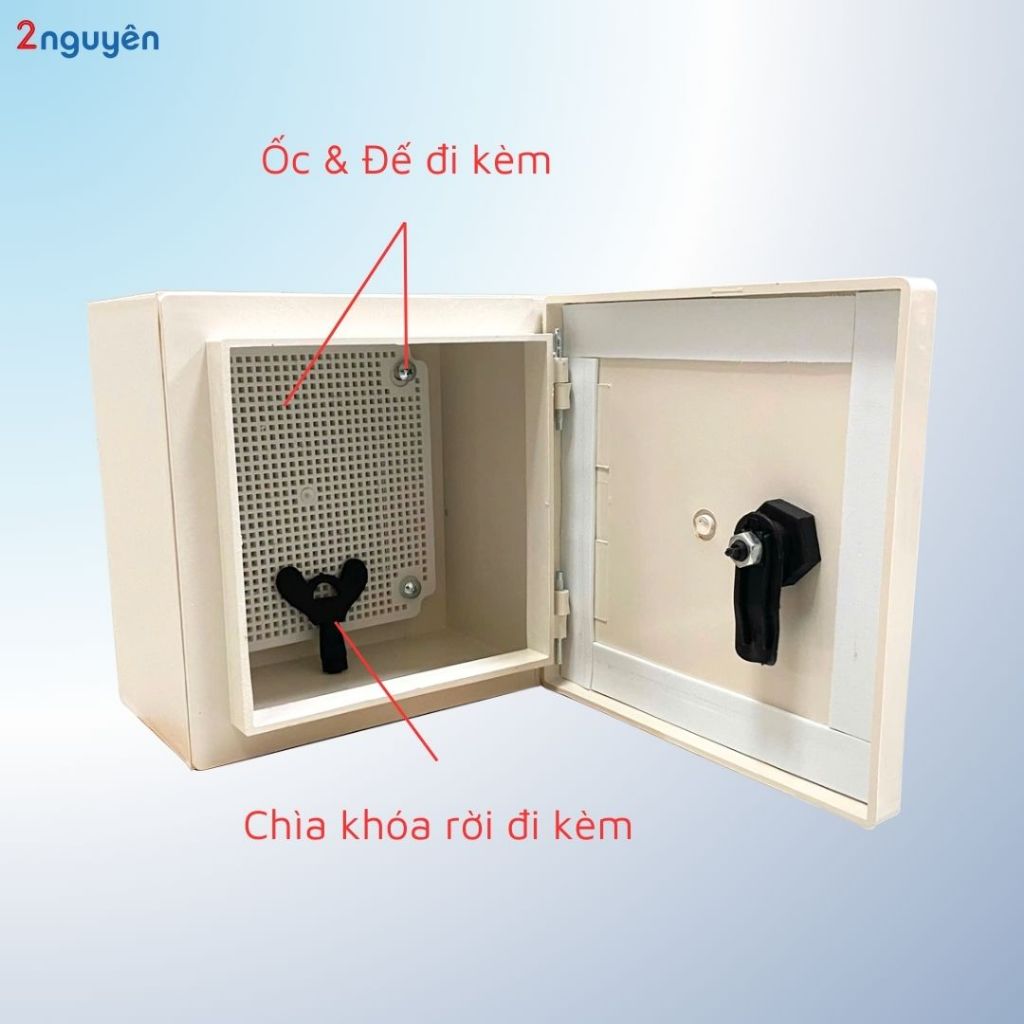 [GIÁ TỐT] Tủ điện tủ nhựa ABS KBX-200x200x120