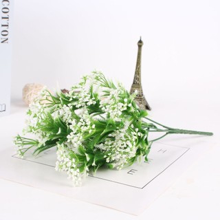 Cành Giả- Cành Điểm Hạt Gạo 32cm 7 Nhánh Trang Trí Nhà Cửa, Decor Lọ Hoa Siêu Xinh