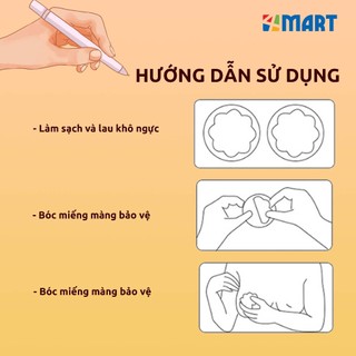 Miếng dán nâng ngực silicone thoáng khí cao cấp, miếng dán ti siêu mỏng dính Ova Nipple Pad, rộng 8cm.