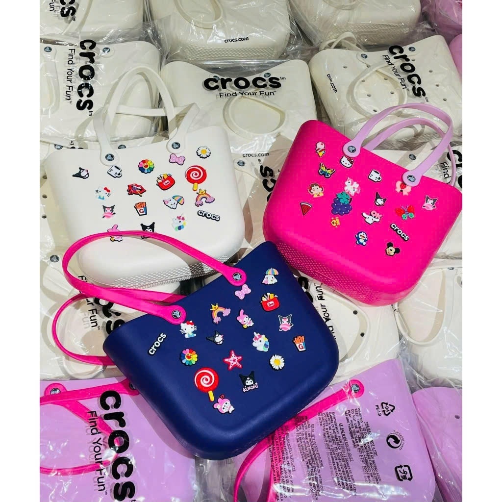 Túi Nữ Cross – Túi Crocs 5 Màu Chram Ngẫu Nhiên Hottrend 2024