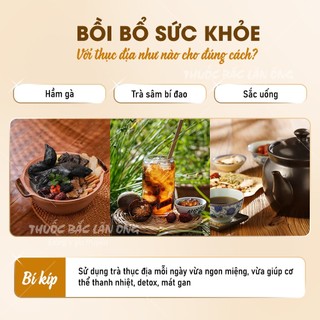 Thục Địa 500g (Tặng 1 Set Sâm Bí Đao Khi Mua Từ 1kg)