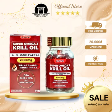 VIÊN UỐNG DẦU NHUYỄN THỂ OMEGA 3 KRILL KTIRA