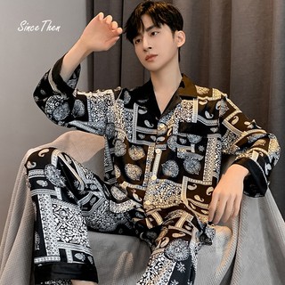 Đồ ngủ nam lụa dài Apus, pyjama nam mặc nhà cao cấp (kèm ảnh thật) - SinceThen