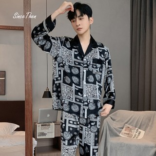 Đồ ngủ nam lụa dài Apus, pyjama nam mặc nhà cao cấp (kèm ảnh thật) - SinceThen