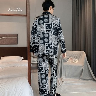 Đồ ngủ nam lụa dài Apus, pyjama nam mặc nhà cao cấp (kèm ảnh thật) - SinceThen