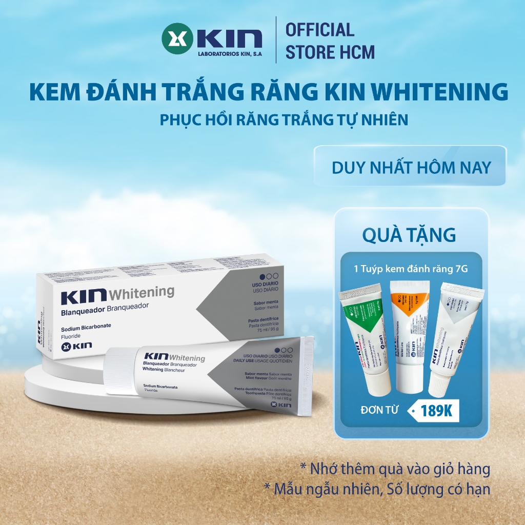 Kem Đánh Răng Làm Trắng Răng Kin Whitening Giảm Ố, Loại Bỏ Mùi Hôi ...