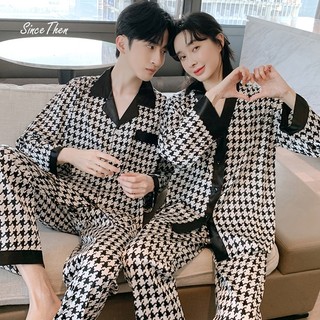 Bộ đồ ngủ đôi dài tay caro muối tiêu, bộ đồ ngủ đôi cho vợ chồng mới cưới (có ảnh thật kèm theo) - Sincethen