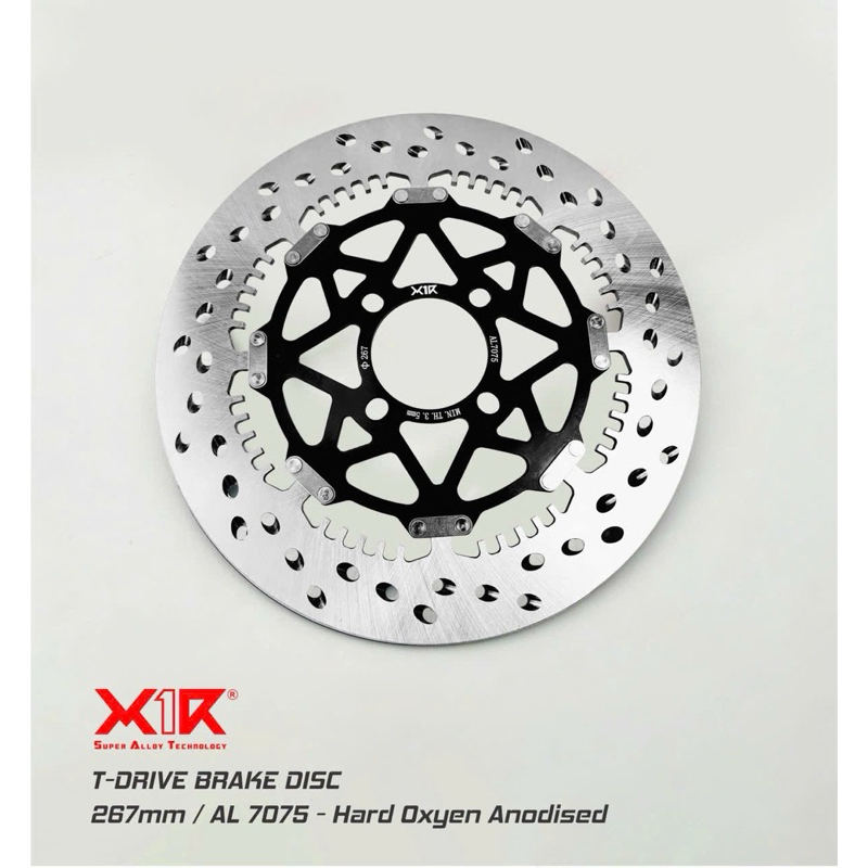 Đĩa T-Drive X1r size 267mm 245mm 4lỗ - size 298mm ex150 ex155