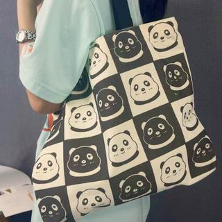 Túi Vải Canvas Gấu Trúc Dễ Thương MEILI STORE
