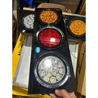 Đèn hậu xe tải LED chịu nước, đèn 3 khoang SD2008 12V và 24V