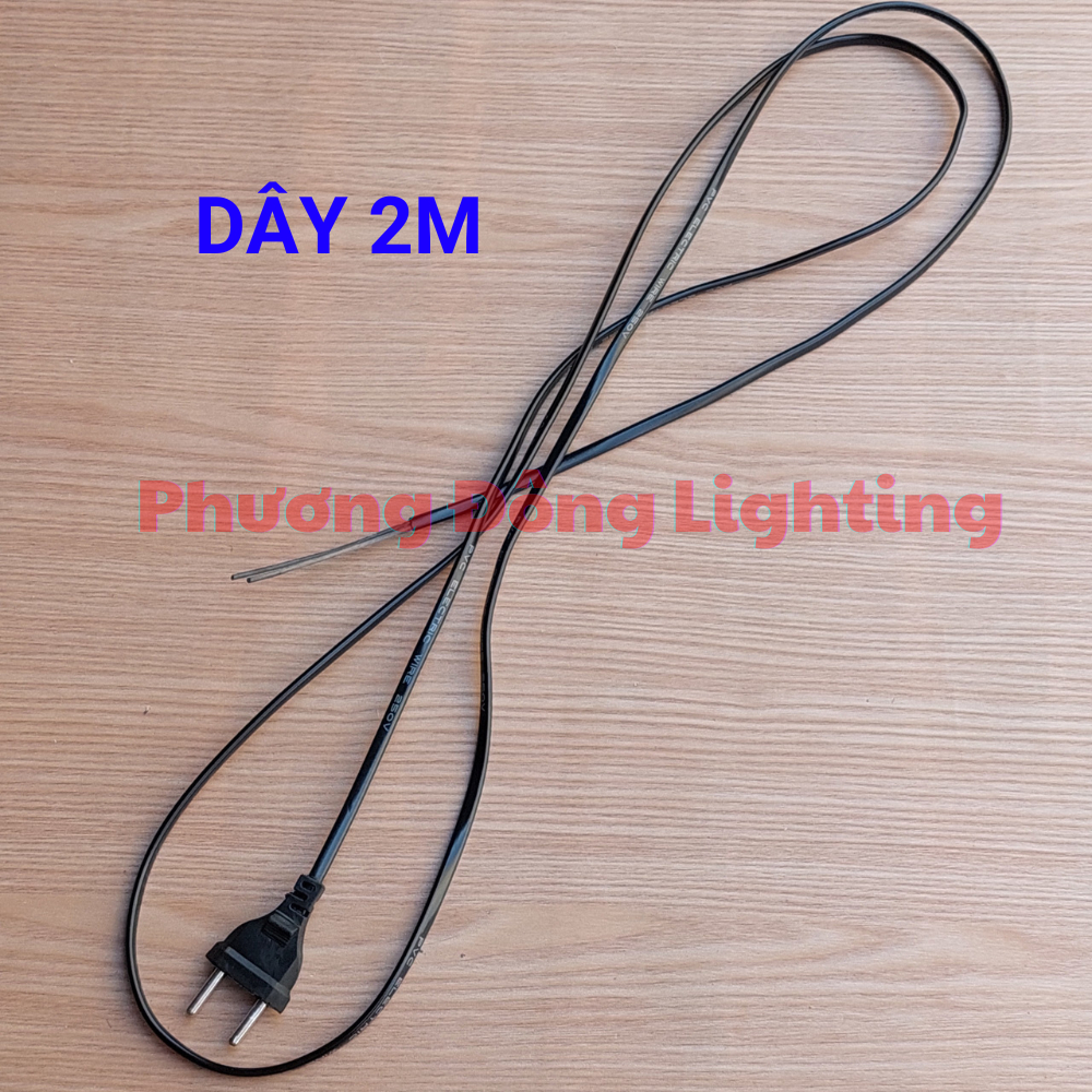 COMBO 2 Dây nguồn quạt điện 220V 2m- 3m lõi đồng