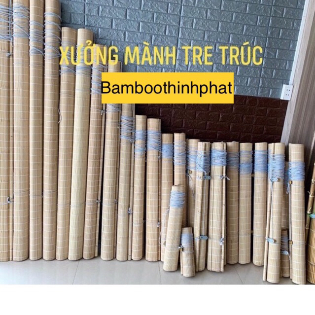 Rèm sáo tre che nắng cửa sổ có Ròng Rọc và dây kéo(KT khác Ib). Mành ...