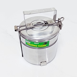 [Kho Sỉ] Cà Men Inox 2–4 Ngăn – Đường Kính 12cm – Gọn Nhẹ, Tiện Lợi – Mang Cơm Đi Làm