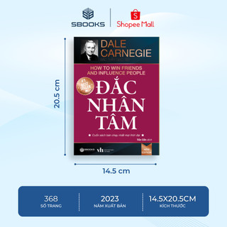 Sách - Đắc Nhân Tâm (Khổ Lớn - Tái Bản 2023) - Sbooks