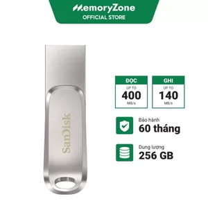 USB 3.2 Sandisk Ultra Dual Drive Luxe 32GB - 64GB - 128GB - 256GB 400MB/s OTG Type-C DDC4