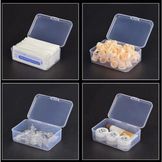 -Hộp nhựa mini dùng để đựng kim, ngòi, que khuấy, chum nhựa, chum silicone .. trong phun xăm thẩm mĩ