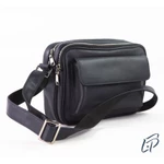 Túi đeo chéo nam nữ Messenger da bò Ý nhập khẩu LA PELLE - Cặp đeo chéo da nhiều ngăn mang đi làm, chơi, du lịch bền đẹp — ảnh 2