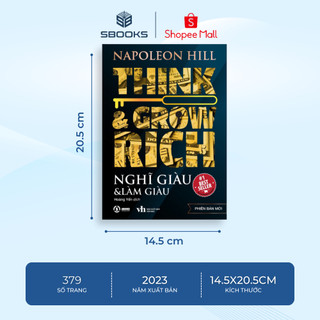 Sách - Nghĩ Giàu & Làm Giàu - Napoleon Hill - SBOOKS