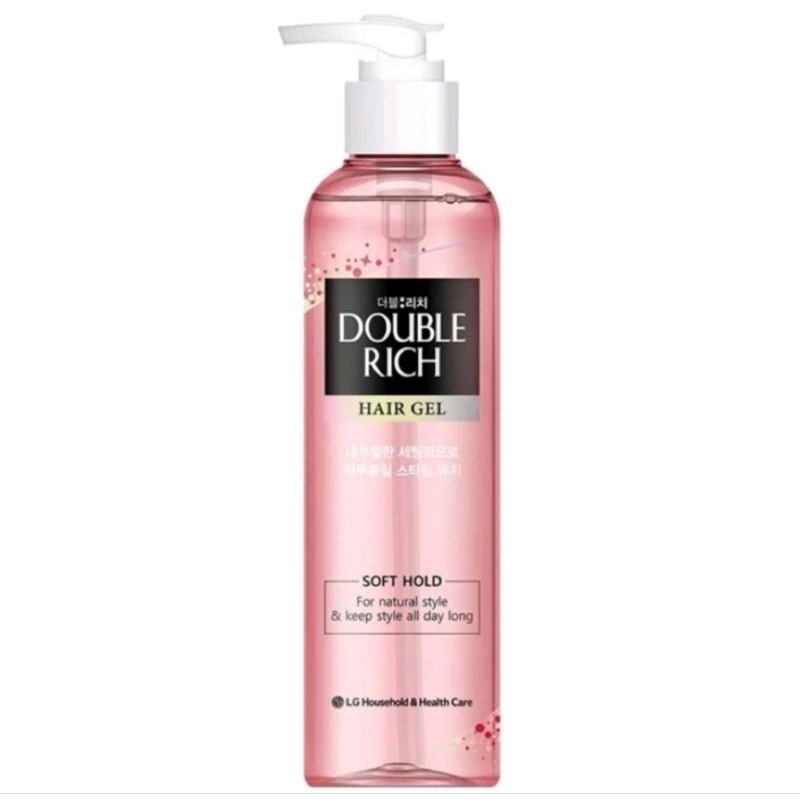 Gel Tạo Kiểu Tóc và Giữ Nếp Tự Nhiên Double Rich Soft 250ml