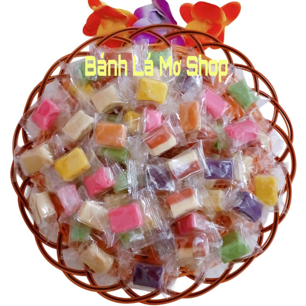 ( ĐẶC SẢN BẾN TRE) 1KG KẸO DỪA SÁP THẬP CẨM 9 VỊ KIÊN LONG- ĐẶC SẢN BẾN TRE SHOP