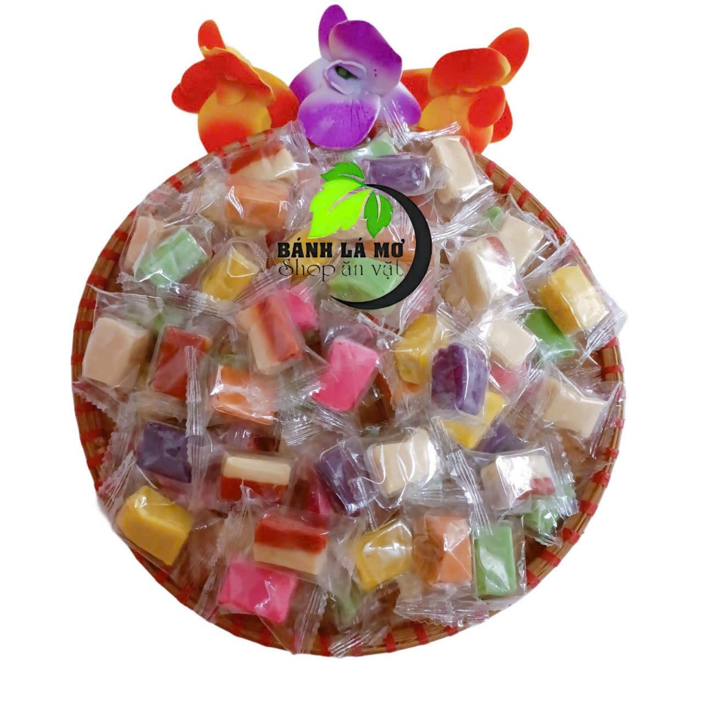 ( ĐẶC SẢN BẾN TRE) 1KG KẸO DỪA SÁP THẬP CẨM 9 VỊ KIÊN LONG- ĐẶC SẢN BẾN TRE SHOP