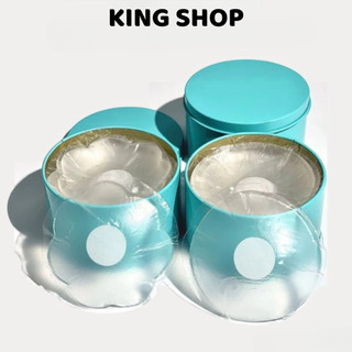 Hộp 5 cặp dán ngực silicon trong suốt siêu dính, dán ti hình tròn tái sử dụng nhiều lần King Shop H-08