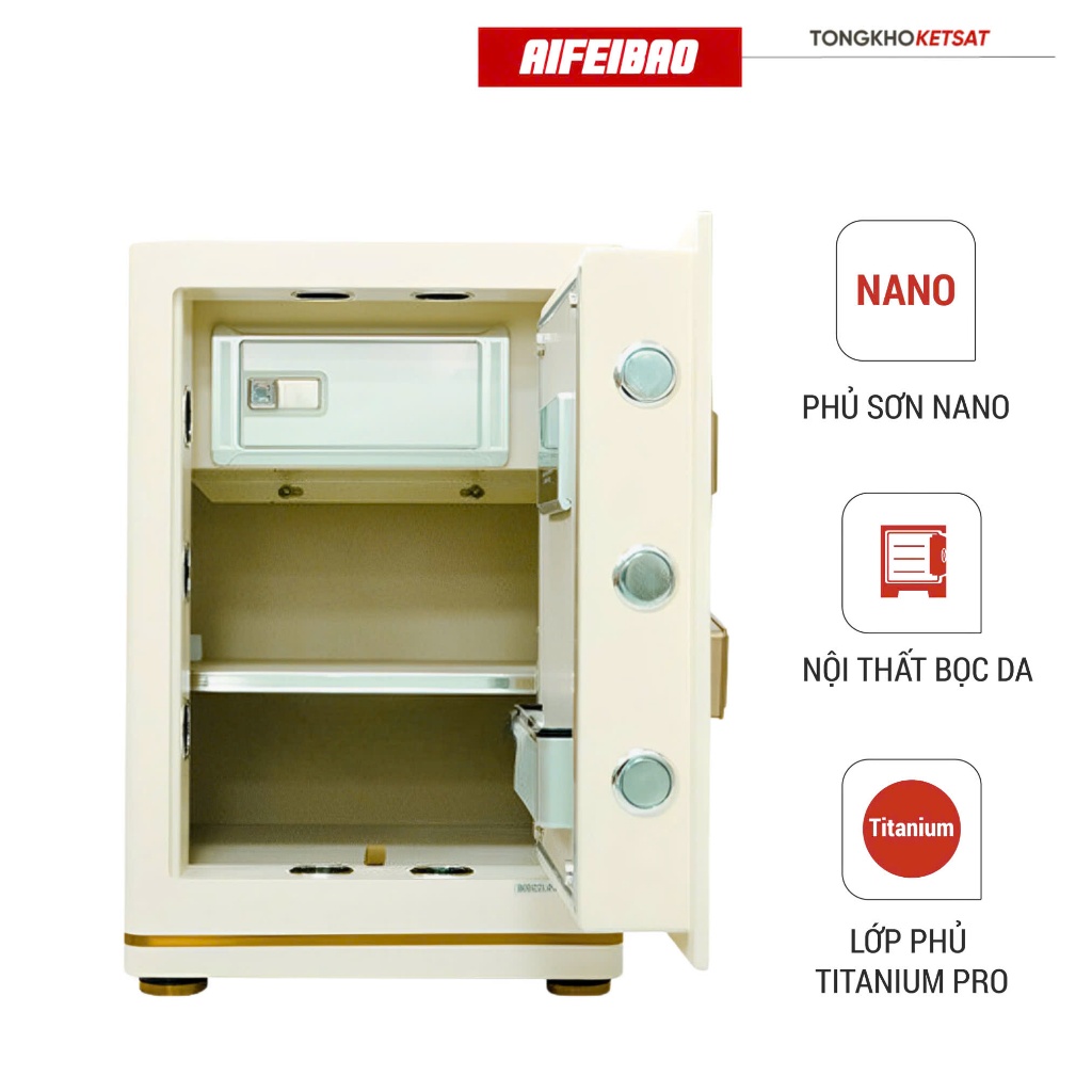 [CHÍNH HÃNG] Két sắt thông minh Aifeibao HK-A1/D-45HM khóa vân tay kết nối điện thoại